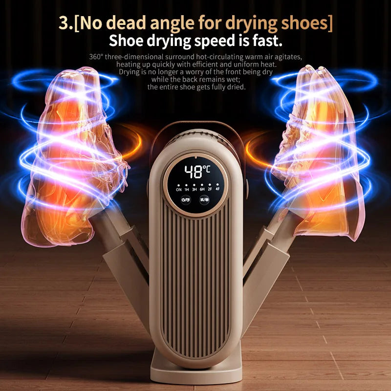 Secador de Zapatos y Botas Eléctrico Plegable