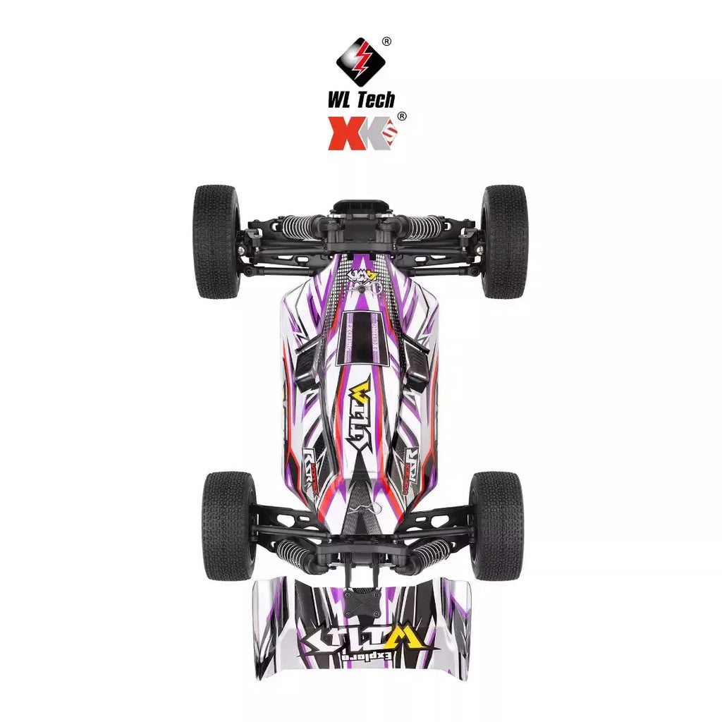 Coche RC 1/14, 35 KM/H, Motor 390, 4WD, Alta Velocidad Todoterreno