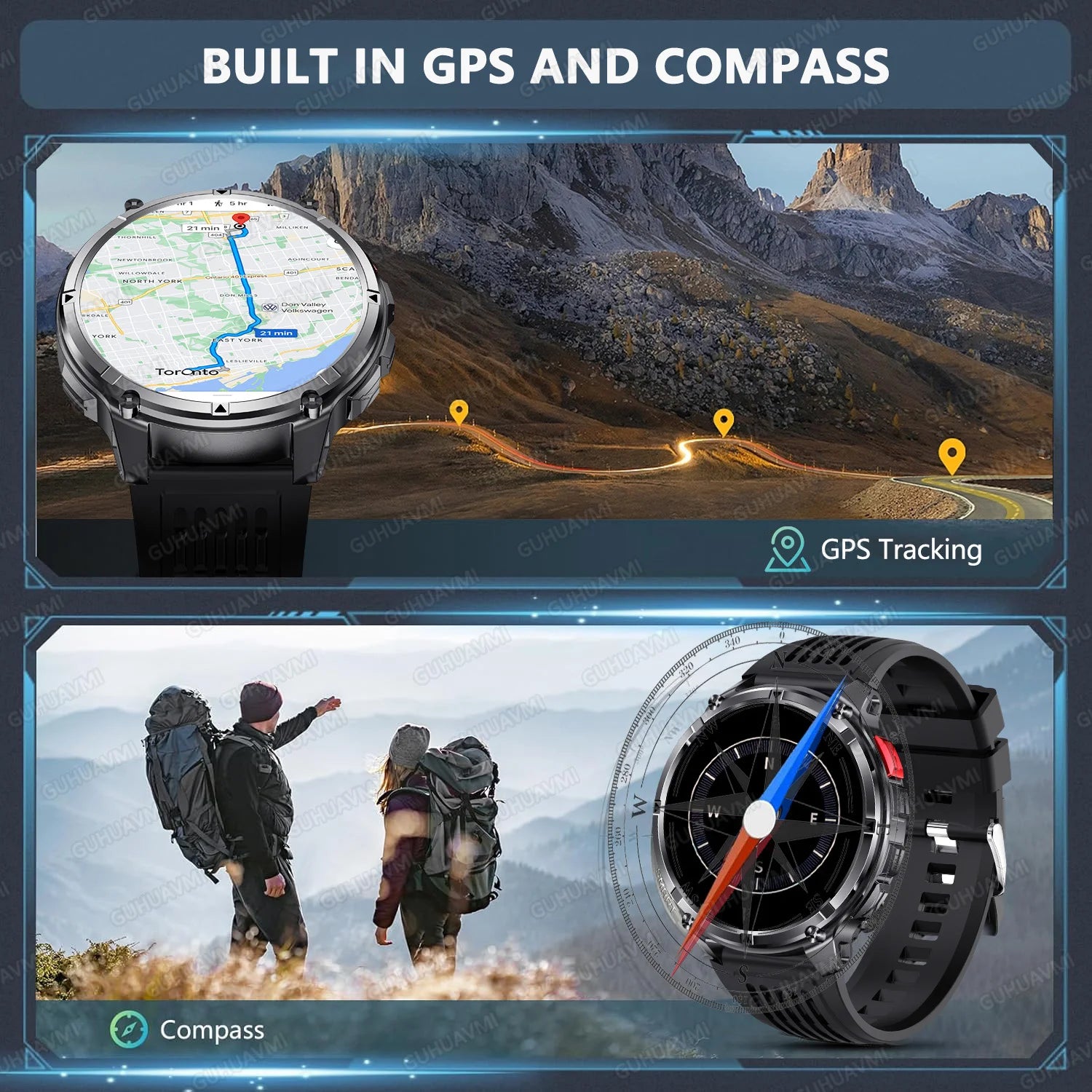 T-Rex3 Pro Reloj Inteligente GPS 5ATM Militar