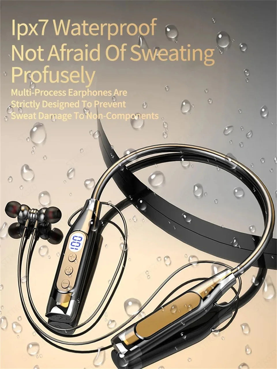 Auriculares Bluetooth Banda Cuello Deportivos TF