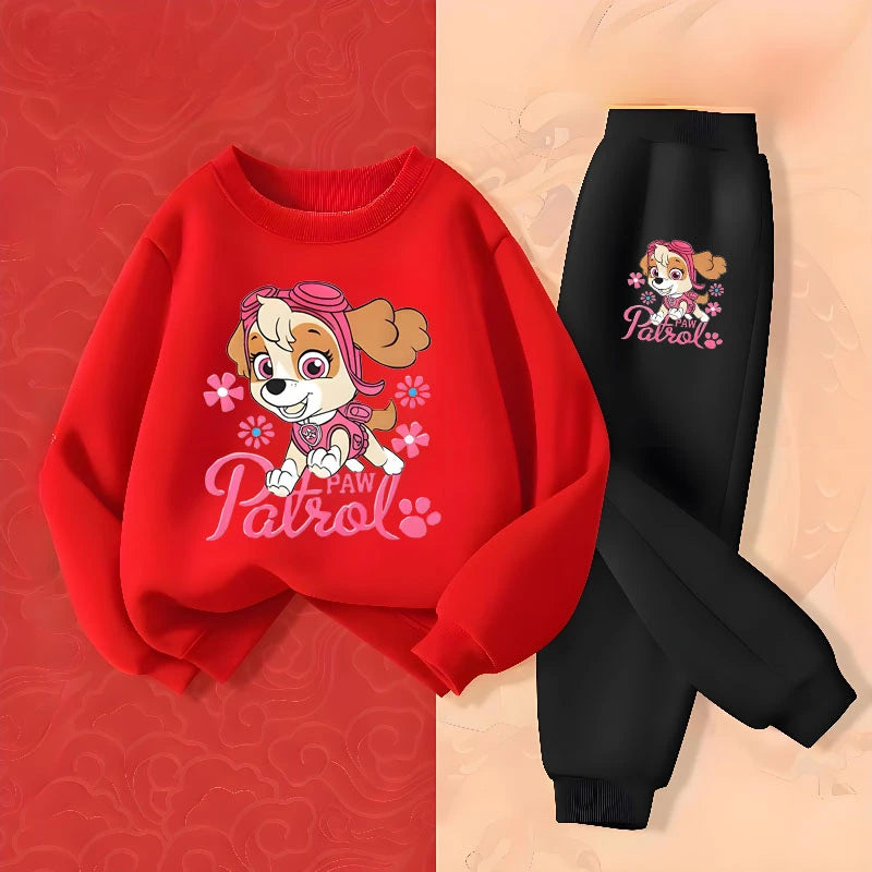 Conjunto Patrulla Canina manga larga y pantalón para niñas