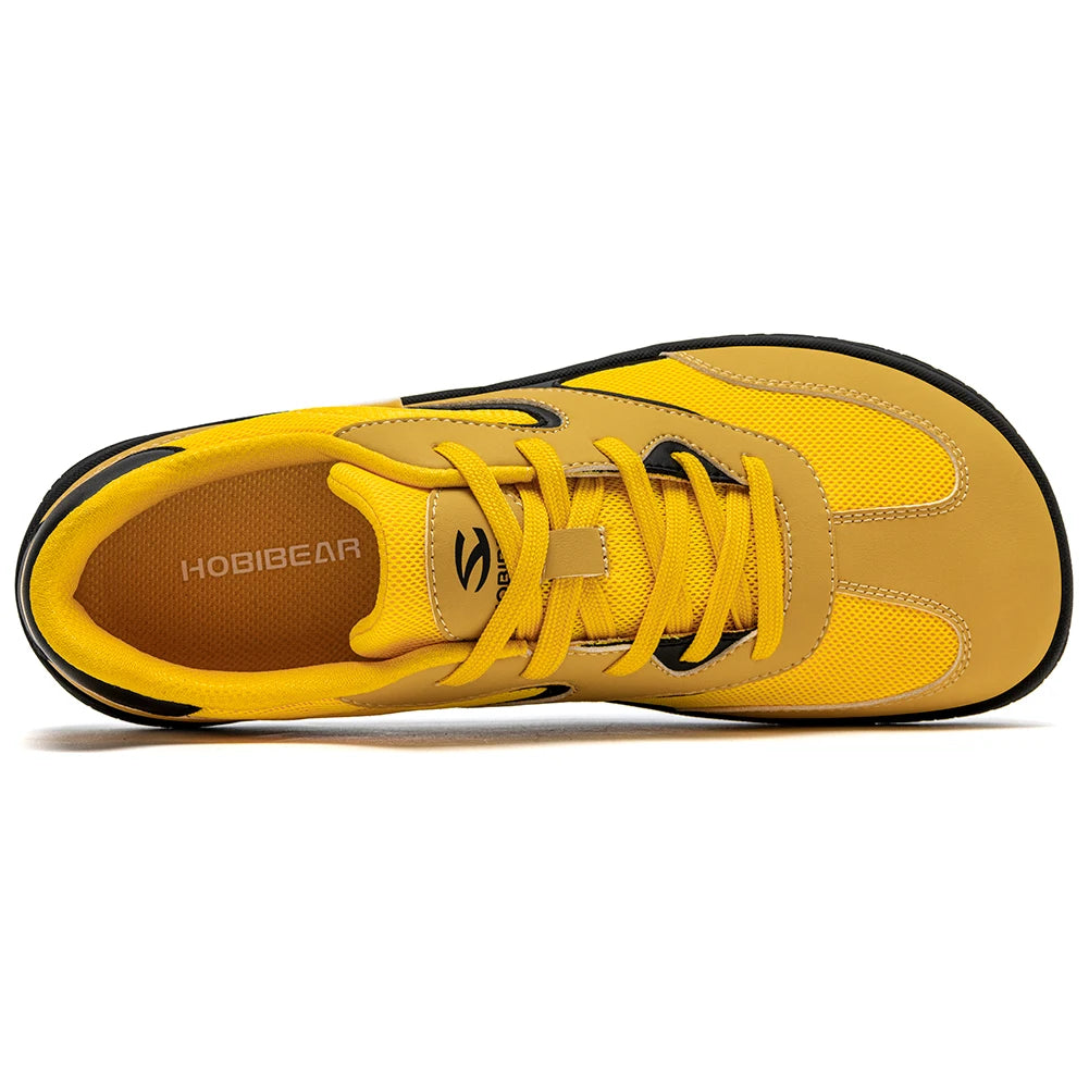 Zapatos de Senderismo de Horma Ancha para Mujer HOBIBEAR, Zapatillas Minimalistas Unisex, Estilo Barefoot, Zero Drop, Clásicas, Retro, para Caminar