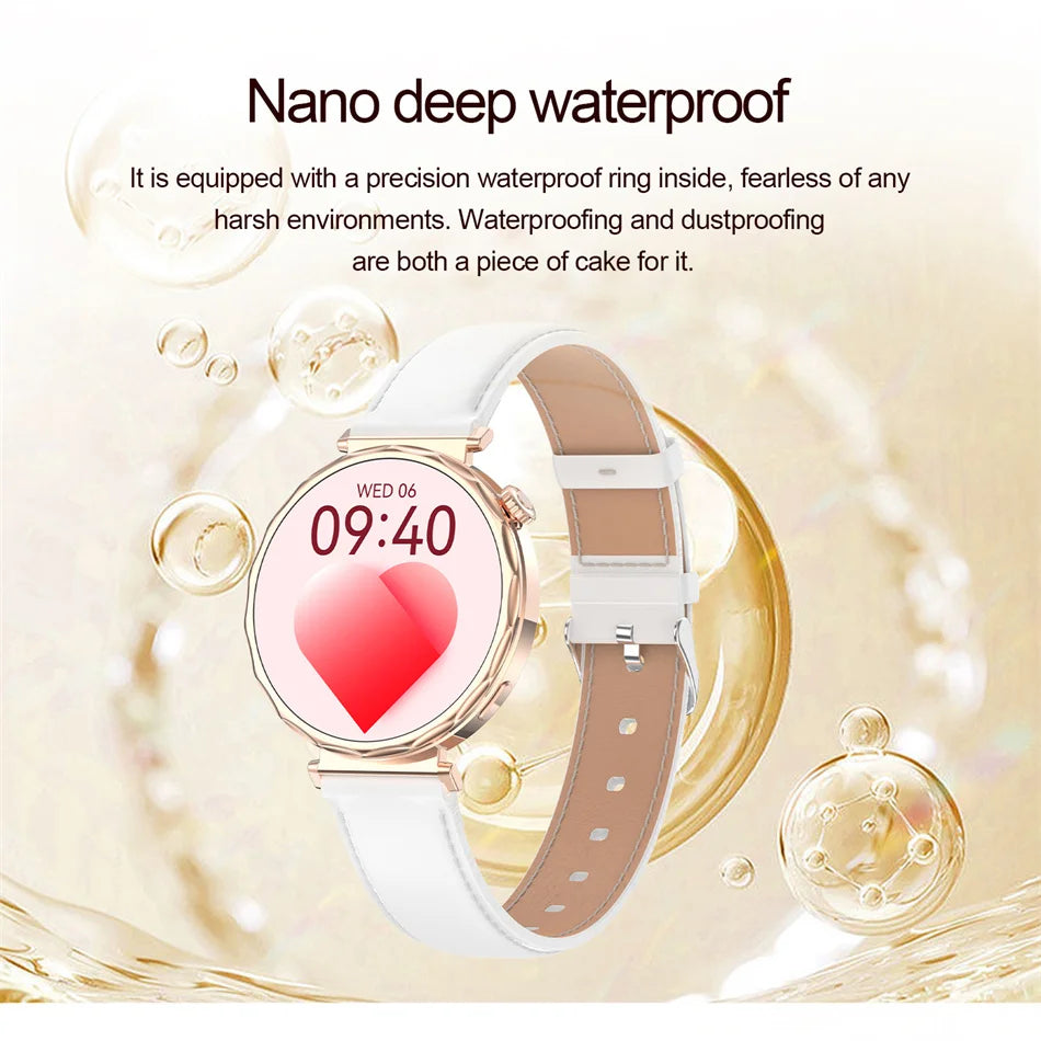 Reloj Inteligente Mujer AMOLED Bluetooth IP68