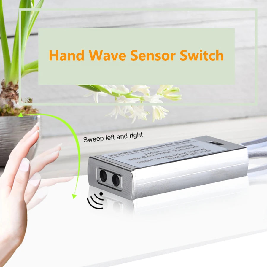 Interruptor de Sensor de Mano IR para Tira LED y Armario