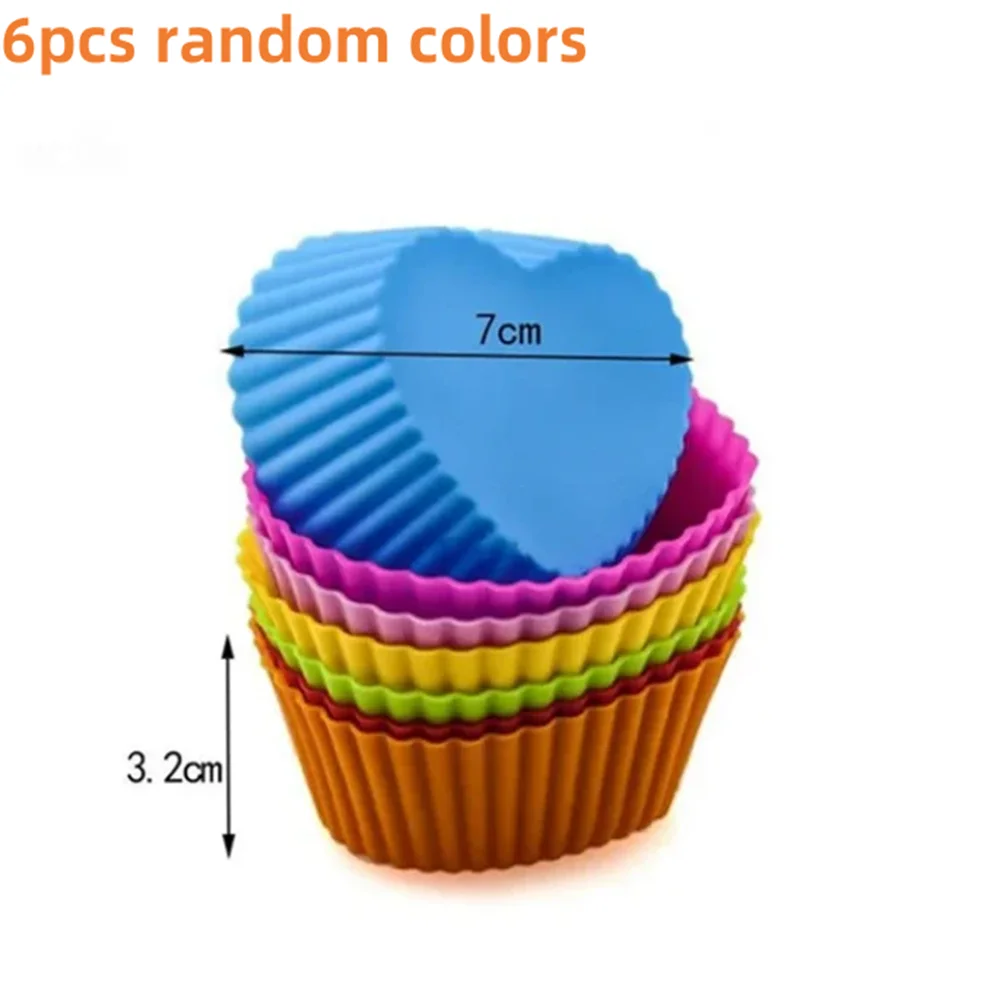 Molde de Silicona para Pastel y Muffins Colorido