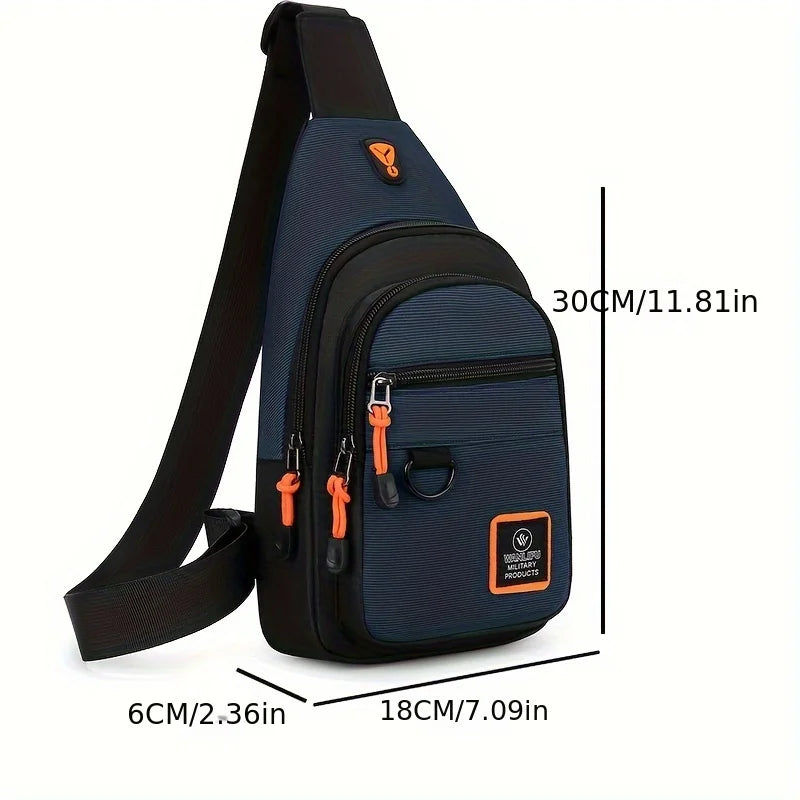 Bolso Deportivo Cruzado Impermeable para Ciclismo y Senderismo