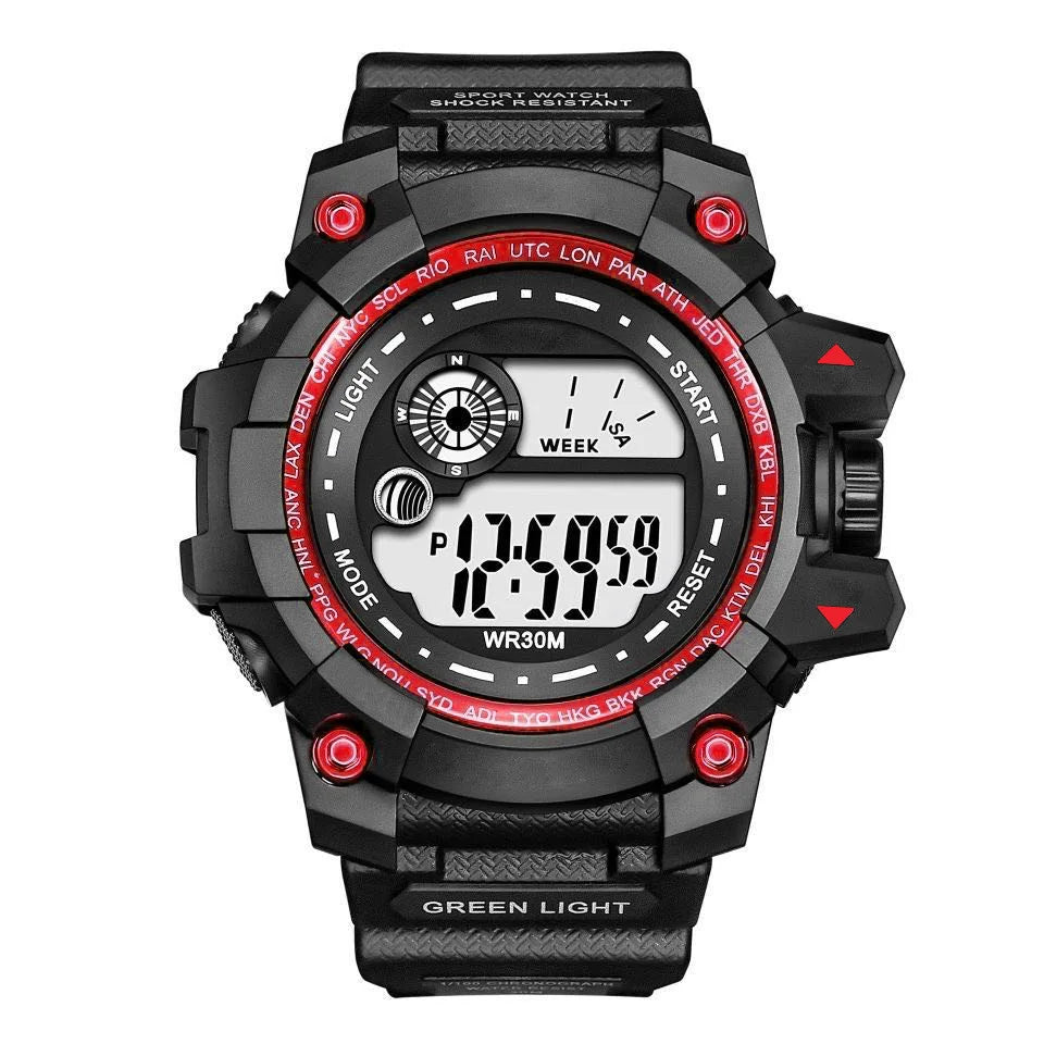 Reloj Deportivo Digital LED Resistente al Agua