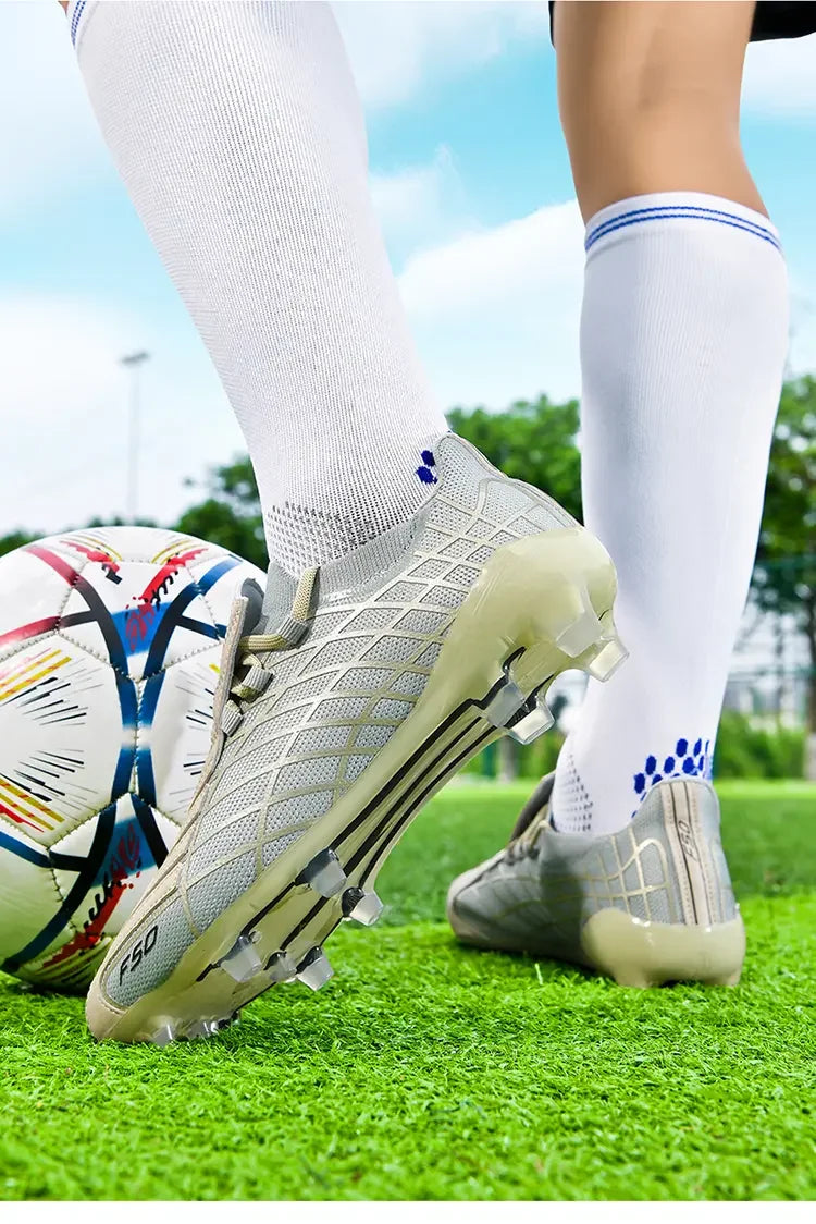 Botines de fútbol F50 FG estilo Spider unisex para terreno firme