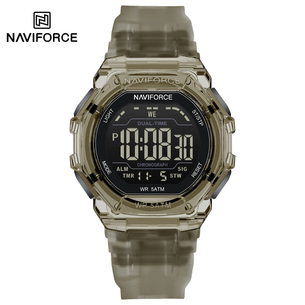 Reloj Digital NAVIFORCE 7136 para Hombre con Alarma y Resistencia al Agua