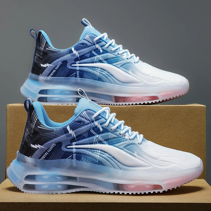 Zapatillas de baloncesto de moda para hombre, con amortiguación de aire, cómodas y antideslizantes, transpirables y que absorben los golpes, adecuadas para actividades al aire libre para hombres