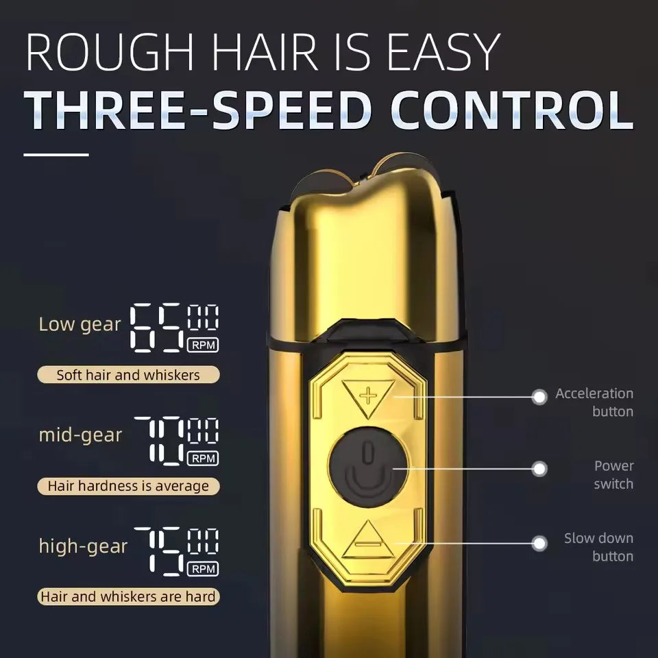 Cortadora de Pelo Inalámbrica Recargable para Hombre, Modelos KM-5083, KM-1506, KM-TX10
