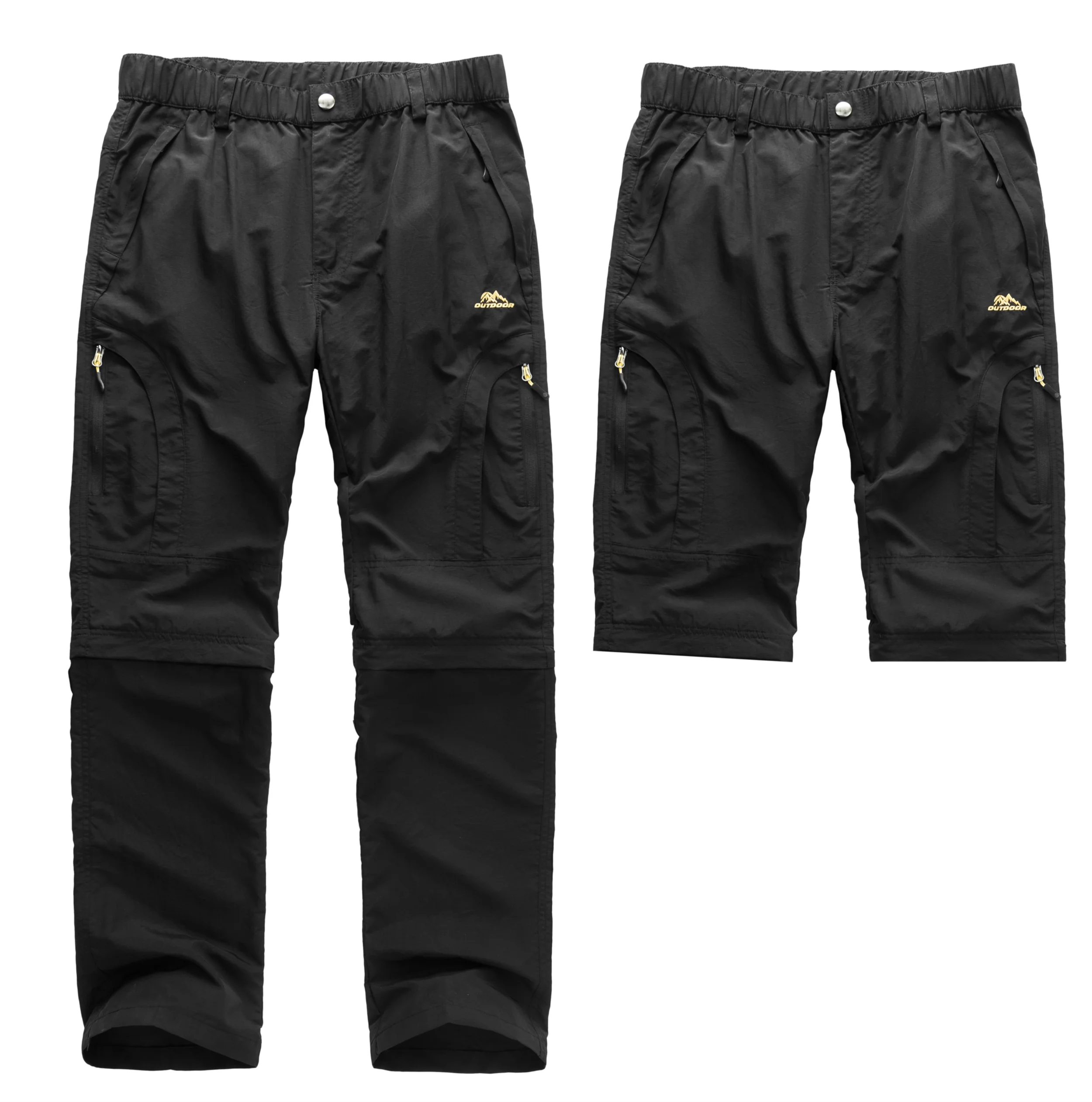 Pantalones Convertibles para Exteriores para Hombre, Secado Rápido