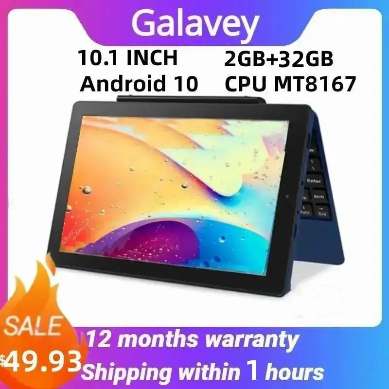 Nueva Tablet Android 10 RCT6 de 10.1 Pulgadas, RAM 2GB DDR3+32GB, MT8167 Quad Core, Pantalla IPS 1280*800, WIFI, Cámara Dual