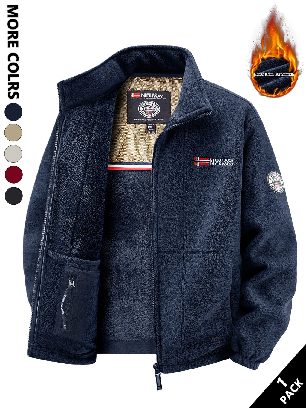 Chaqueta polar para hombre, suave y agradable para la piel, resistente al calor y al viento, adecuada para desplazamientos diarios, ocio en el hogar, caminar al aire libre, reuniones casuales con amigos, capas en otoño e inv