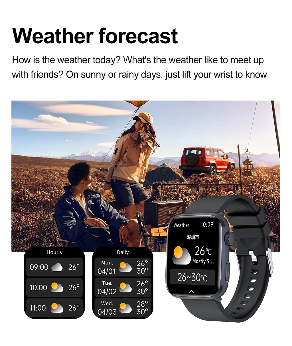 Reloj Inteligente NFC Salud Femenina AMOLED