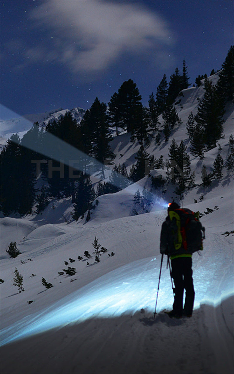 Linterna Frontal LED Recargable para Pesca