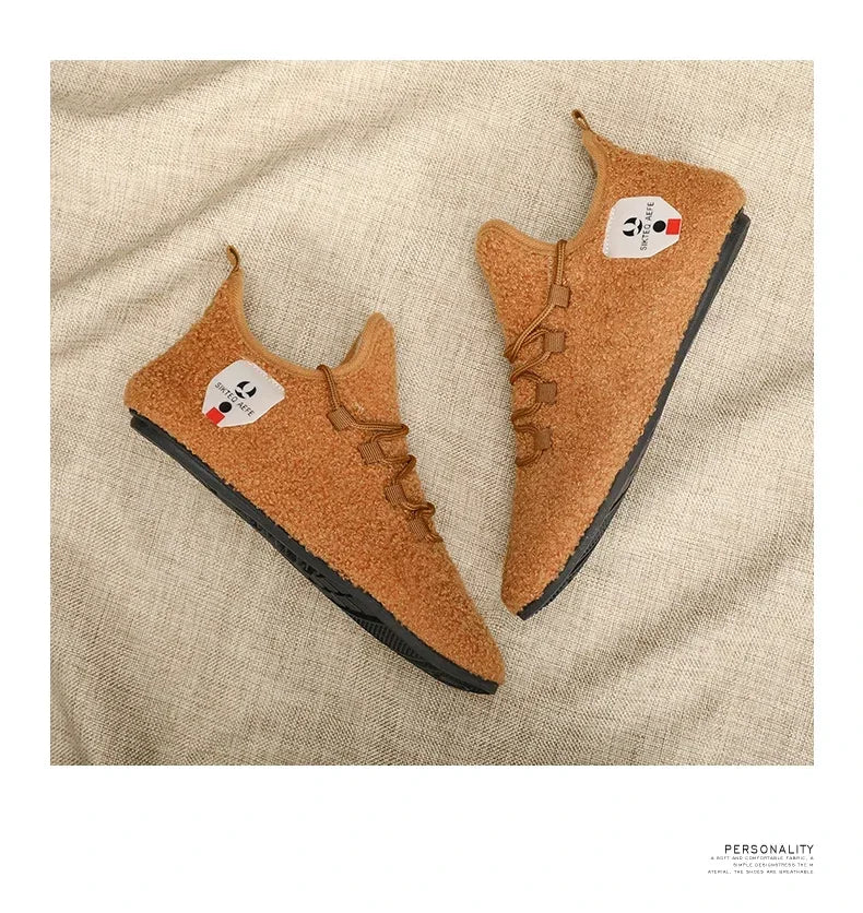 YRZL zapatos de algodón de invierno para hombre, zapatillas de invierno ligeras con cordones cálidos, mocasines de algodón para el hogar y el dormitorio de felpa, zapatos cálidos para hombre