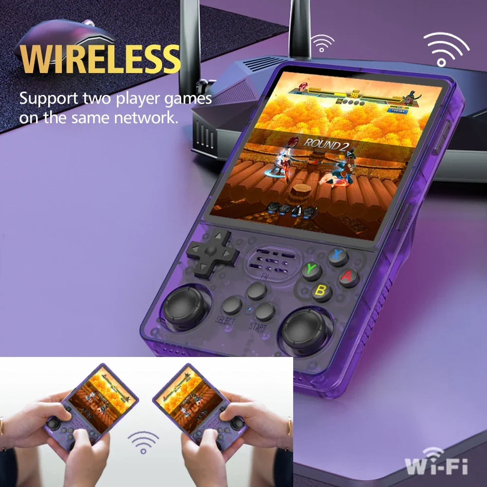 Consola Retro Portátil R36S Plus Pantalla IPS 4" +20.000 Juegos