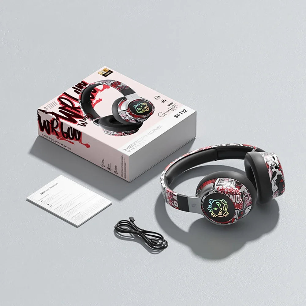 Auriculares Gaming Bluetooth 5.3 RGB Baja Latencia