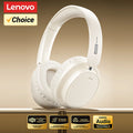 Auriculares Retro TH30 Pro Lenovo para Juegos, Inalámbricos, Bluetooth 6.0, Sobre la Oreja, Plegables, Deportivos, de Cuero, Regalos LS105