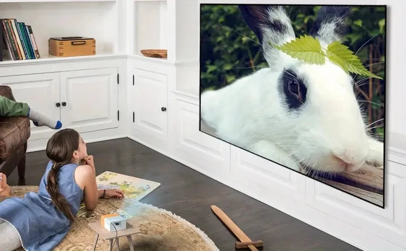 Proyector mini YG300 HD con conexión HDMI y USB para cine en casa