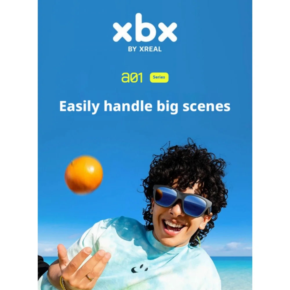 Gafas AR XREAL xbx a01, ultraligeras de 62g, compatibles con HDR10, 1600 nits, 50 grados de campo de visión, para ver películas y jugar.