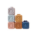 Bloques de Construcción Montessori de Silicona para Bebés