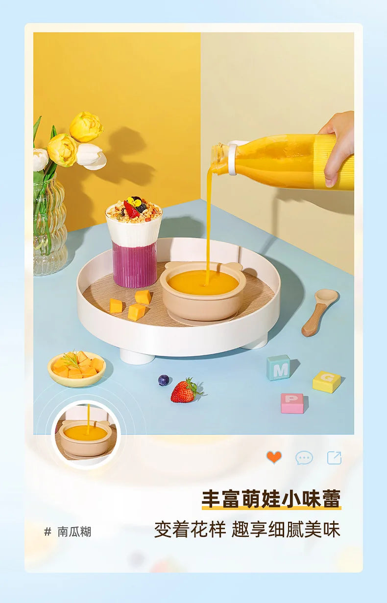 Mini Licuadora Portátil USB con 4 Cuchillas para Jugos y Batidos