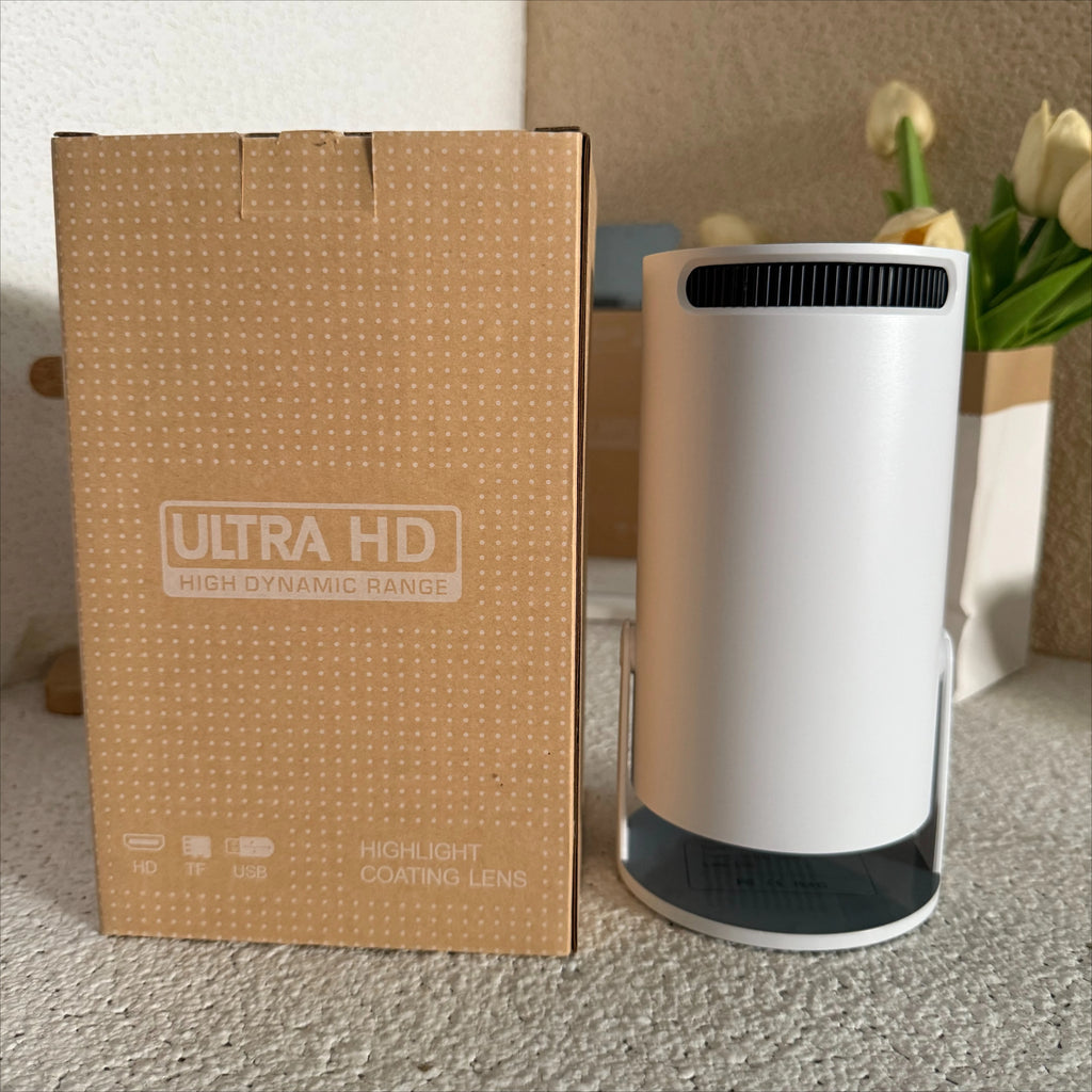 2025 gran oferta HY300A Mini proyector inteligente 1G/8G Android 9,0 1080P decodificación de vídeo portátil con lámparas LCD/LED WiFi