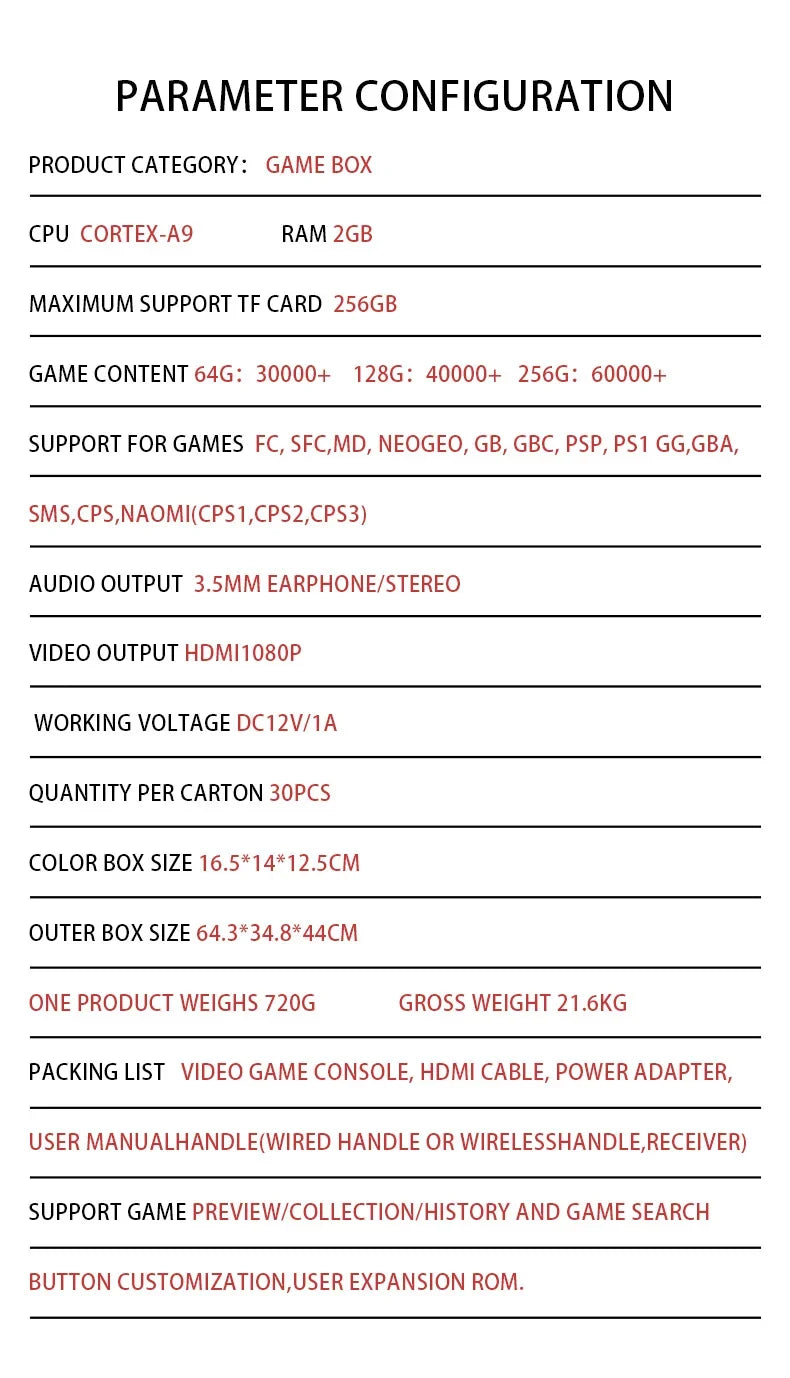 Consola de videojuegos Retro Super Console G36 Pro con 120000 videojuegos para PS1/GBA/MD/CPS con Gamepad, caja de juegos de regalo para niños