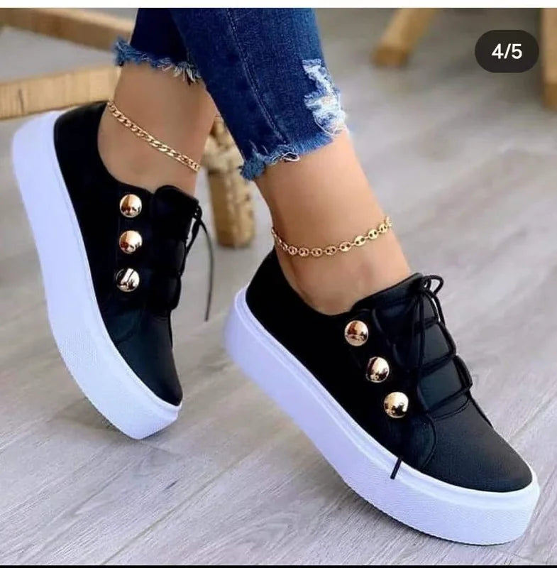 Zapatillas con Plataforma y Cuña para Mujer — Tallas 35 a 43