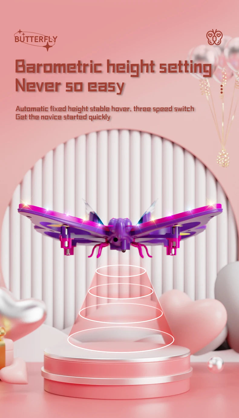 Avión RC con Detección de Gravedad, Mini Dron Quadcopter
