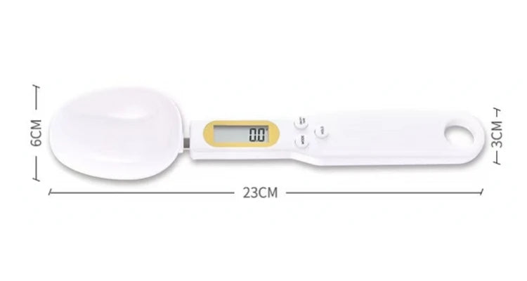 Cuchara de pesaje, báscula, herramienta de cocina casera, medición electrónica de café, alimentos, harina en polvo, hornear, medición Digital LCD ajustable