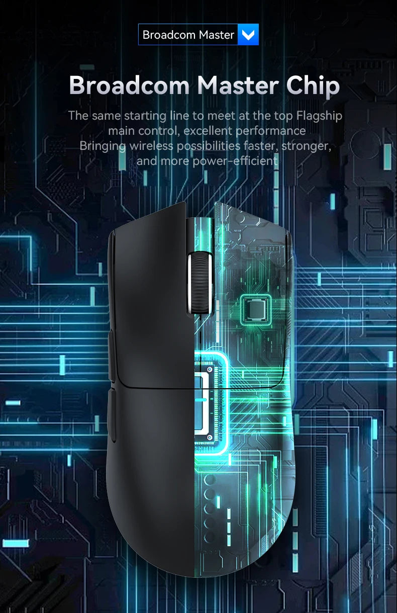Ratón inalámbrico Bluetooth Attack Shark X11, tres modos, 2,4G, PAW3311, RGB, base de carga magnética para PC, ratón para juegos de deportes electrónicos