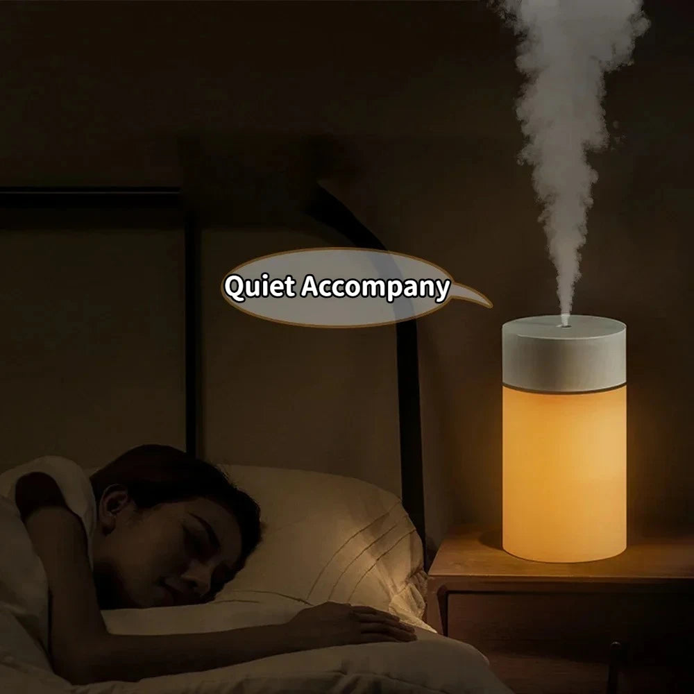 Mini humidificador de aire de 180ML, difusor de aroma eléctrico USB, purificador de aceites esenciales, generador de niebla de aromaterapia, luces para coche, hogar y dormitorio