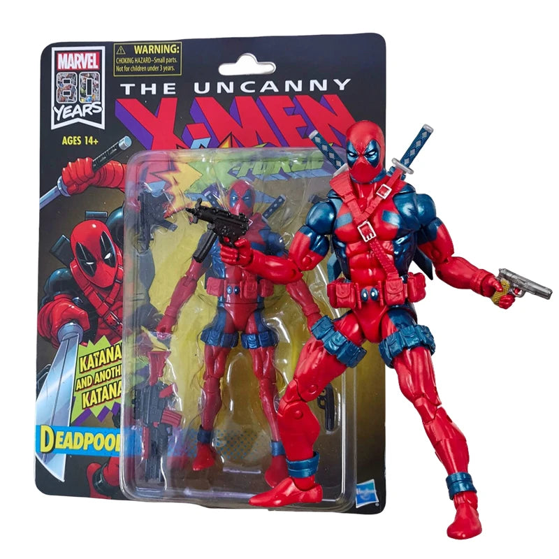 Hasbro Deadpool 80 aniversario limitado Spider Man Venom Kraven 2099 Peter Parker leyenda figura de acción colección de modelos de Anime
