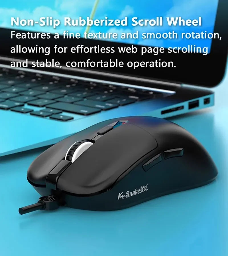 Mouse con Cable Lenovo M3, Ergonómico, 6 Botones, DPI Ajustable