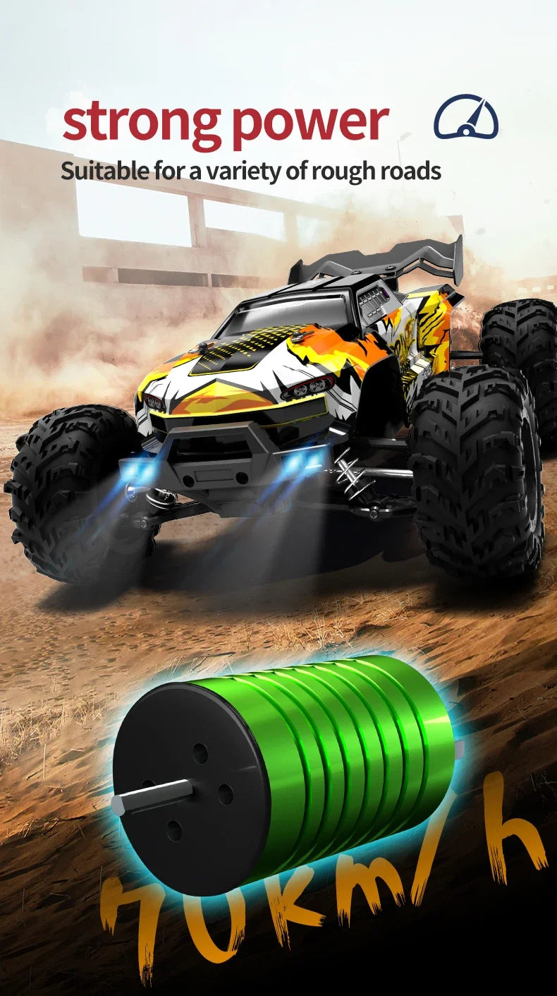 Coche RC MJX VS SCY 16101 16102 PRO 4WD 70Km/h 1/16 de Alta Velocidad, Monster Truck Todoterreno con Control Remoto, Vehículo Eléctrico