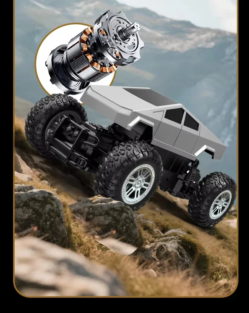 Camión RC Anfibio 4WD 1:16 con Giros 360° y Luces LED
