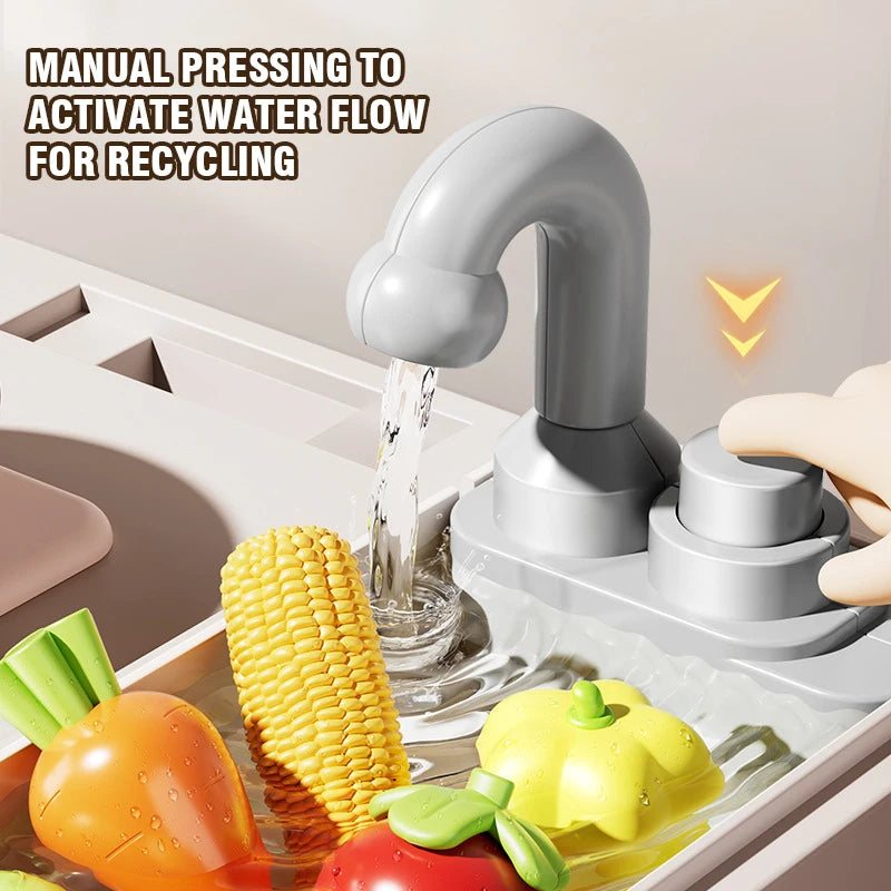 Juego de Cocina para Niños con Vapor y Luces - Simulación de Chef