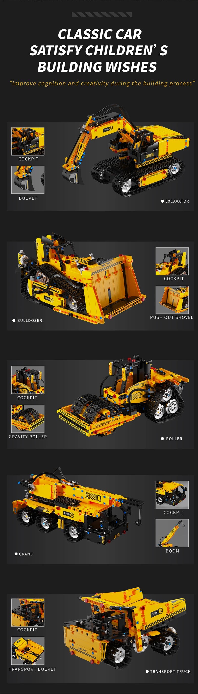 Bloques de construcción programables con brazo mecánico multieje, robot 5 en 1, juguetes de Control remoto, vástago interactivo, regalo de aprendizaje para niños