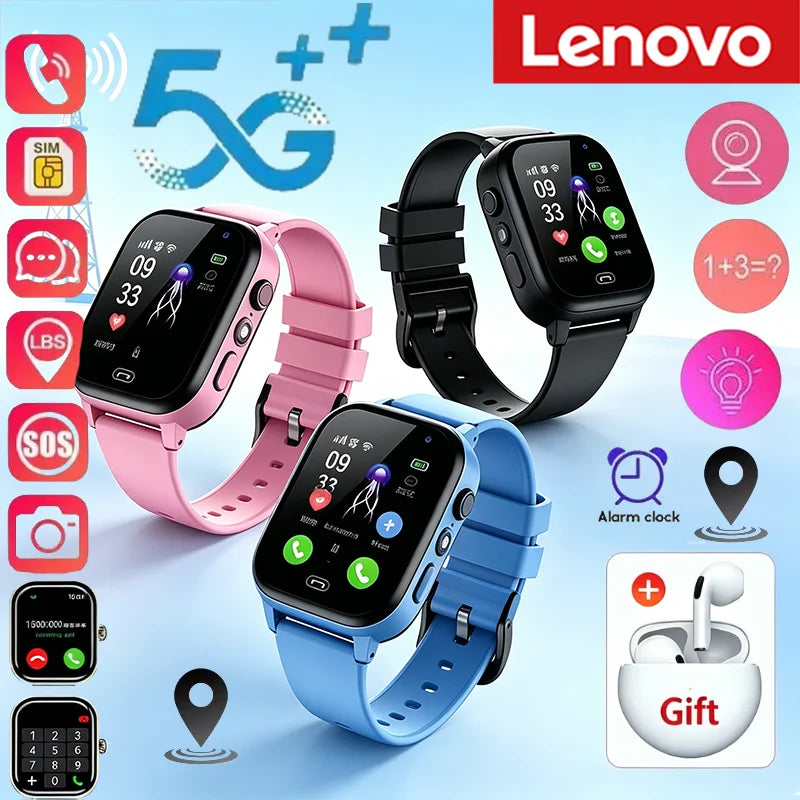 Reloj Inteligente 5G para Niños con GPS, Videollamada, SOS y Cámara
