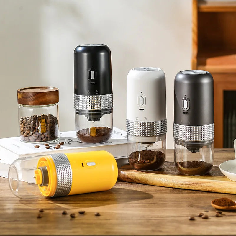 Molinillo de café eléctrico inalámbrico USB, molinillo de cerámica profesional con núcleo de molienda, molino de granos de café, accesorios portátiles para cafetera