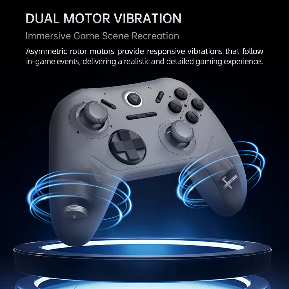 MACHENIKE-controlador inalámbrico G1 para videojuegos, Joystick de disparo de efecto Hall con tasa de orollamiento de 1K para Nintendo Switch, PC, iOS y Android