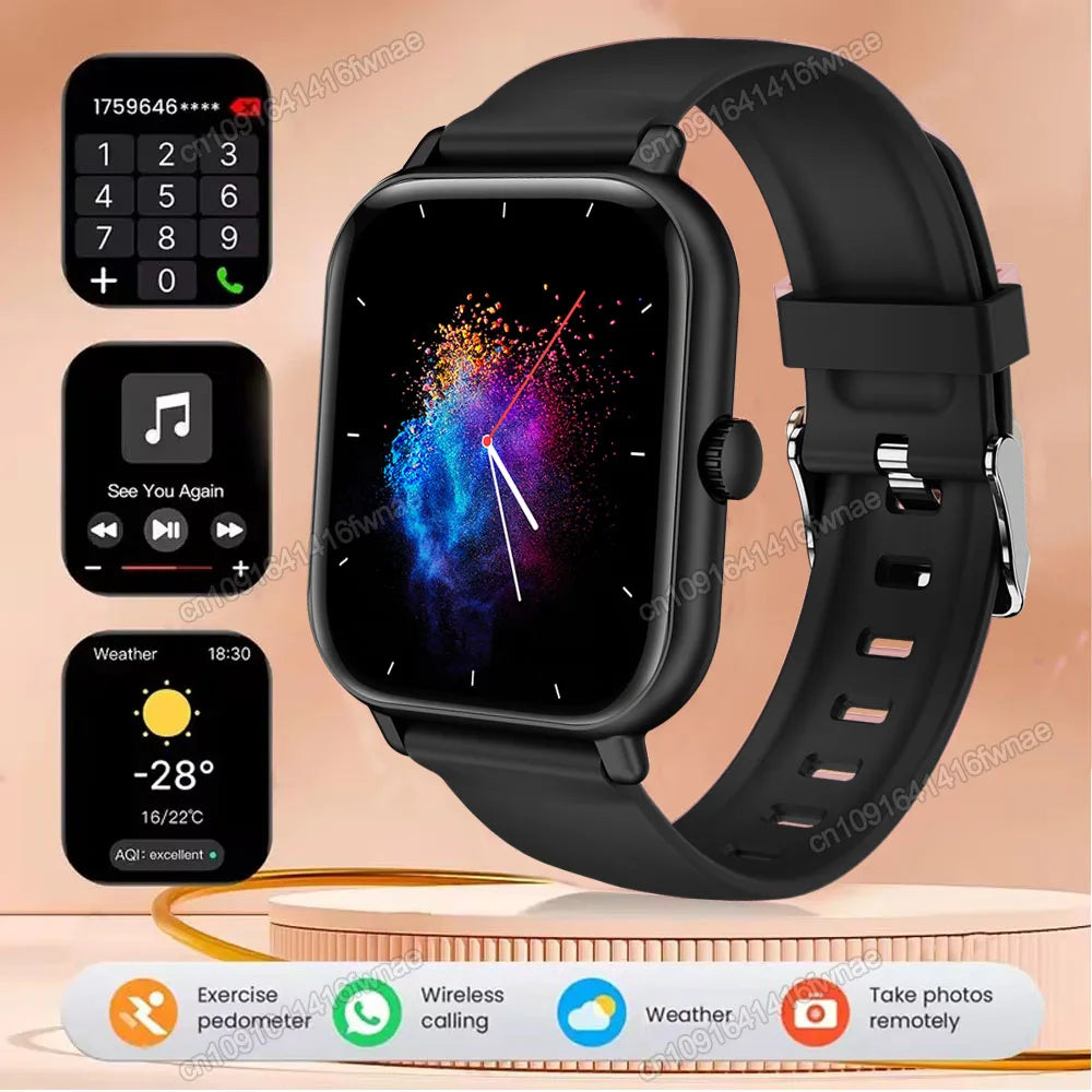 Nuevo Reloj Inteligente 2026 Android IOS, Pantalla a Color de 2.01 Pulgadas, Llamadas Bluetooth, Monitor de Oxígeno en Sangre/Presión Arterial, Reloj Inteligente para Hombre y Mujer Ma27