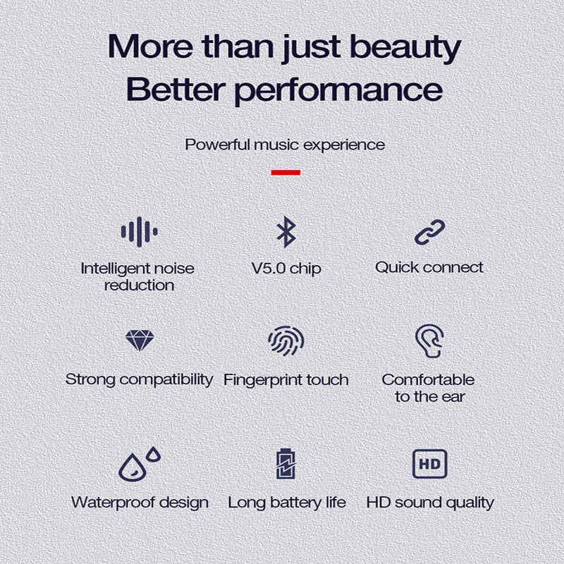 Auriculares TWS Bluetooth con ANC y Control Táctil