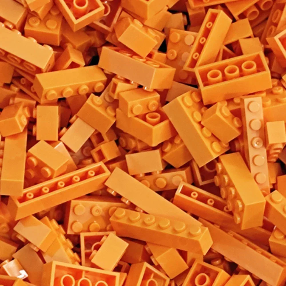 120/240 Uds. Juego de bloques de construcción a granel ciudad ladrillos clásicos montaje colorido DIY juguete creativo juguete educativo interactivo para niños