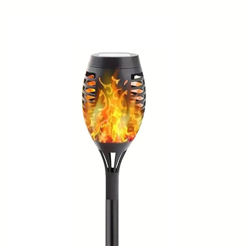 Antorcha Solar de Llama LED para Jardín Impermeable Decoración Exterior