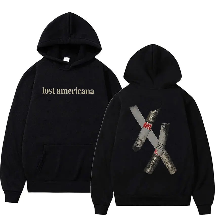 Sudadera MGK Lost Americana Tour, Hip Hop Vintage Oversize