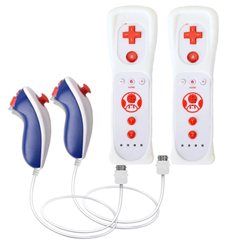 Control Inalámbrico con Nunchuck para Nintendo Wii Motion Plus